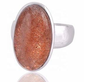 แหวนพลอยดวงอาทิตย์ของแท้ทำด้วยมือเครื่องประดับเงินสเตอร์ลิง925แหวนอัญมณีตลอดไปขายส่งและจำหน่ายเครื่องประดับที่ดี - Product Image 2