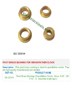 บูชเดือยทองเหลืองสำหรับนาฬิการุ่นคุณปู่ GS 2231H เครื่องมือเครื่องประดับ - Product Image 2