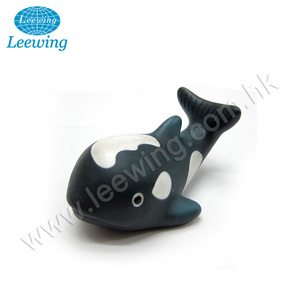 حار الترويجية هدية البند دش المياه لعب للأطفال البلاستيك PVC الفينيل شعار مخصص المطبوعة الحوت حيوان البحر حمام لعبة - Product Image 3