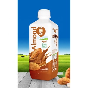 Botella de leche de 1000ml PP, bebida de leche de almendro, suplemento de fibra de grasas saludables, vitaminas y minerales - Product Image 4