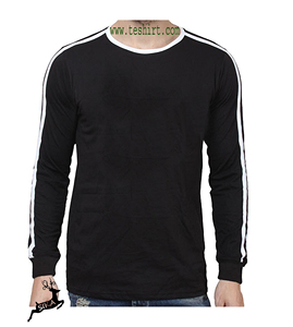 เสื้อยืดคอกลมแขนยาวสำหรับผู้ชายเสื้อออกกำลังกายเล่นยิมจากผ้าโพลีเอสเตอร์รีไซเคิล - Product Image 3