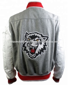 ปรับแต่งอย่างเต็มที่เบสบอลวิทยาลัยตัวแทนแจ็คเก็ต,ที่กำหนดเองปัก /Chenille แพทช์แจ็คเก็ตตัวแทน - Product Image 2