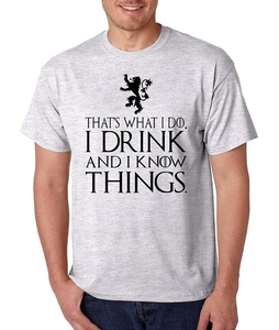 Camiseta estampada de algodón para hombre, cuello redondo, camiseta personalizada de manga corta informal a la moda, muestra de fábrica disponible - Product Image 1