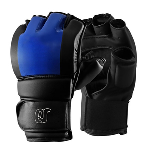 2022 Diseño personalizado Ligero Sin dedos PU Cuero MMA Guantes Material de goma suave - Product Image 6