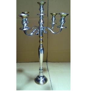 Candelabro dorado y plateado para decoración de hogar, hotel, Iglesia y fiesta de boda - Product Image 1
