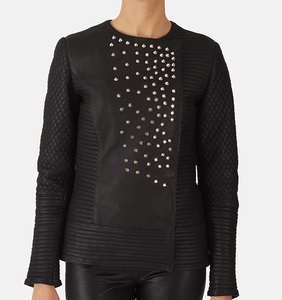 Chaqueta de Motocicleta de Piel de Oveja Real para Mujer, Impermeable y de Secado Rápido, Talla y Logotipo Personalizables, Estilo Moderno para Exteriores - Product Image 6