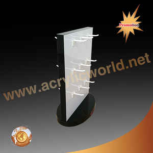 Soporte de exhibición de acrílico de tamaño personalizado para calcetines con ganchos - Product Image 2