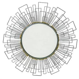 Fabricante confiable de espejo de pared de hierro elegante de alta calidad del último diseño en precio al por mayor de La India - Product Image 1