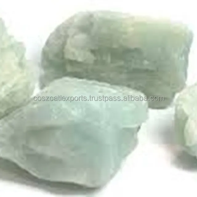 Piedra Azul sin cortar, aguamarina lechosa, calidad Natural, precio fino de cristales sueltos de Aguamarina en bruto, materia prima