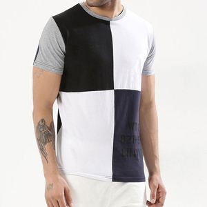 Camiseta de hombre 2018 con dobladillo curvo de palangre y dobladillo redondeado Ajuste cómodo elegante - Product Image 2