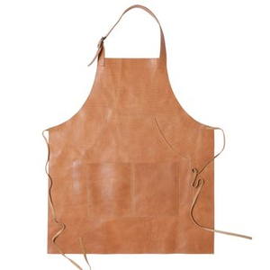 ผ้ากันเปื้อนคาดเอวสไตล์สายหนังผ้าลินินกันน้ำวัสดุ PU สำหรับร้านตัดผมร้านบาร์บีคิวห้องครัวผลิตในปากีสถาน - Product Image 1