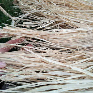 Material de papel de pared de fibra natural de hierba de rafia de Madagascar filipina 10mm 4mm Especificaciones patrón crudo rollo sombrero flor embalaje - Product Image 4