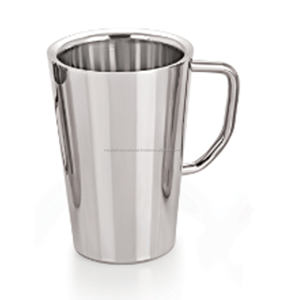 Offre Spéciale Bonne Qualité Réutilisables En Acier Inoxydable À Double Paroi Damru Forme Tasse Pour Le Café Thé Lait Avec Poignée - Product Image 2
