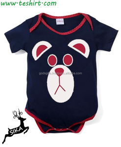 Vêtements pour bébés et tout-petits en coton biologique et bambou, fabricant OEM, Tirupur Inde, barboteuses de Noël pour bébés, boutons-pression, écologiques - Product Image 4