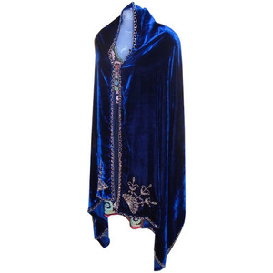 Ladies Velvet Shawl New Design With Custom Design - Product Image 5