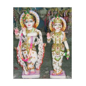 Radha Krishna Statue De Marbre - Product Image 1