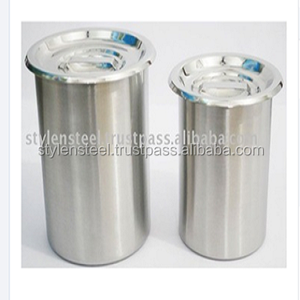 Marie-Olla retráctil con cubierta de acero inoxidable, diseño con muescas, para Baño - Product Image 2