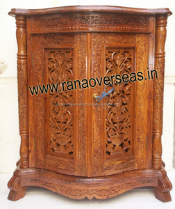 Altamira de taille moyenne en bois couleur bronze élégant avec un design fabriqué à la main pour la maison et le bureau - Product Image 3