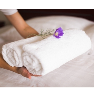 Fournisseur en Inde Serviette d'hôtel de haute qualité personnalisée Vente en gros Serviette d'hôtel en coton de belle conception - Product Image 4