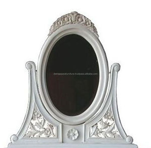 Commode de style européen français, meuble peint en blanc, indonésien - Product Image 2