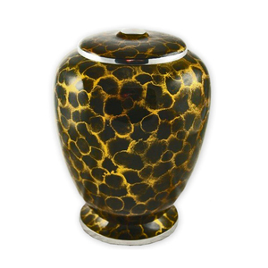 เตาเผาโกศสำหรับการฝังศพทองเหลืองน้ำสำหรับผู้ใหญ่ที่ฝังศพของผู้ผลิตทองสัมฤทธิ์สีฟ้าสีดำ - Product Image 1