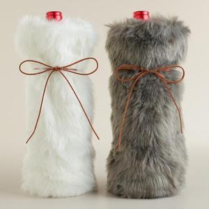 Tissu de fourrure Sacs À Vin - Product Image 1