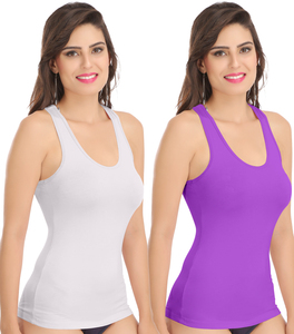 Débardeur à dos nageur pour femmes pour les sports d'été chauds Tricoté Stringer Singlet Gilet Ladies' Hot Summer Gym Tops Collection - Product Image 1