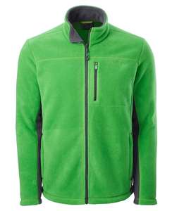 Veste polaire décontractée pour homme, 100 % polyester, respirante, coupe-vent, vente en gros, demi-zip, grande taille, motif imprimé - Product Image 3