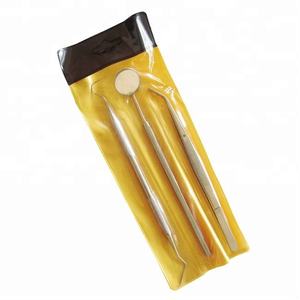 Ensemble d'instruments dentaires Wenquar 3 pièces, sonde PMT, pince, miroir buccal, manche pour le nettoyage et le remplissage des dents, qualité A+ - Product Image 2