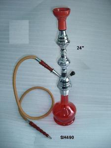 Cachimba de Vidrio Azul en Oferta, Pintada con Piezas de Metal y Cerámica, Todos los Colores Disponibles, 1 Pipa - Product Image 6