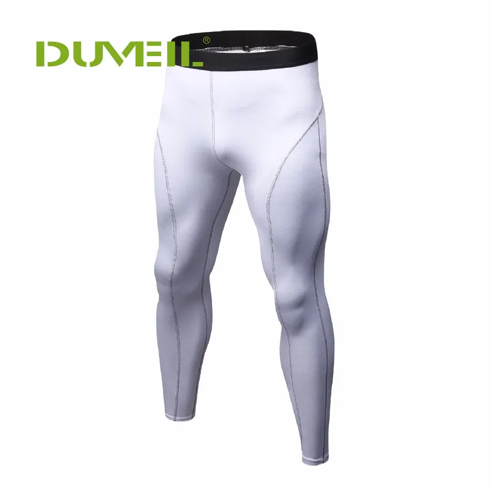 Men's tight Running Sweating Quick Drying Trousers Male Compression Pants Printing Splicing Sports Fitting Training