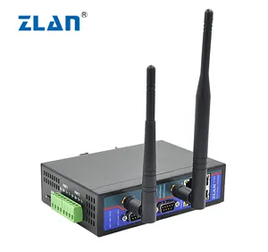 ZLAN8304N2-3 2 port 4 Ethernet Port 3G 4G ke Wifi RS232 485 422 Saling Konversi Router modem serial perangkat server P2P N2N