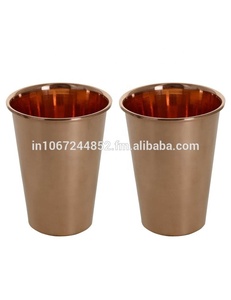 Copper 500ml Pint Glasses Ins Style Travel Mugs for Yoga Health Bar Accessories and Party Durable Wine Tumbler Cups - Product Image 1