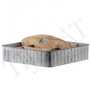 Plateau de service décoratif en fer de forme moderne et élégante pour la décoration de table à manger de mariage avec logo personnalisé - Product Image 5