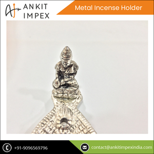 Bâton d'encens en métal en forme de feuille de bouddha, nouveau, qualité supérieure, en métal - Product Image 3