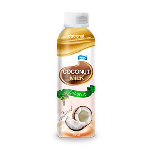 Boisson au lait de coco du Vietnam de type purée OEM avec saveurs de jus de fruits stérilisée à faible teneur en matière grasse 330ml peut bronzer en gros - Product Image 4
