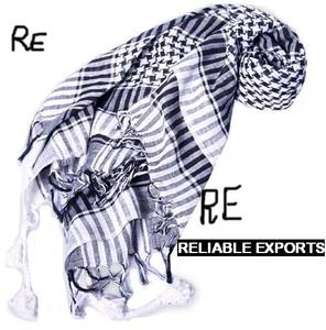 Écharpe en coton palestinien arabe, de style arabique - Product Image 1