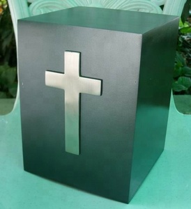 Urnes funéraires en cube à la vente, design élégant, en métal, pour cendres d'adultes, meilleure qualité, urne à cendres souvenir - Product Image 6