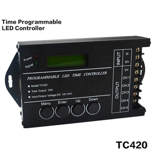 Nâng Cấp TC420 Thời Gian Lập Trình 5 CH Đầu Ra Bộ Điều Khiển Đèn Led Dải, Được Sử Dụng Rộng Rãi Trong Bể Cá, Bể Cá, Trồng Cây - Product Image 4