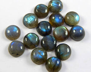 ไฟสีฟ้าแลบราโดไรต์ธรรมชาติแบบ100% อัญมณีทรงโค้งผลิตจากอินเดียผลิตโดยตรงจากโรงงาน - Product Image 3