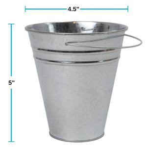 Cubo de metal galvanizado personalizado para el hogar, oficina, cocina, cestas de almacenamiento, cesta de regalo elegante, estilo Cubo Rubik - Product Image 3