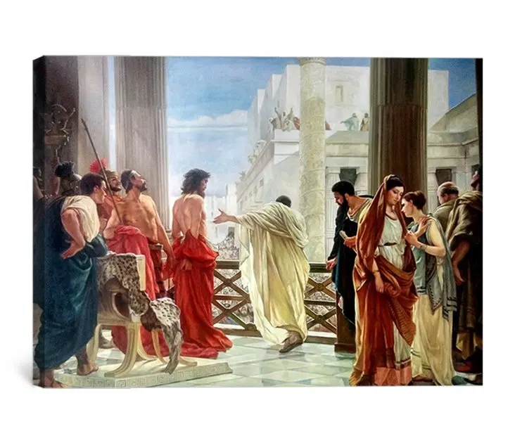 Alta calidad famoso pinturas religiosas Jesucristo pinturas de aceite
