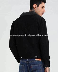 OEM Bulk Wholesale Custom Denim Jacket Unisex Men Women's Button Closure <b>Fur</b> Decoration Plus Size Cotton Camo Print Long Autumn - Product Image 5