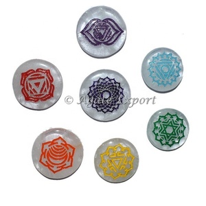 Venta al por mayor de piedras preciosas curativas: Set de siete chakras coloridos para sanación, piedras de los 7 chakras, sets al por mayor de chakras, producto de sanación natural. - Product Image 2