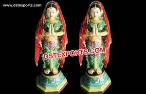 Statue en Fiber, magnifique seigneur Ganesha, Radha Krishan, accessoire pour mariage, Statue de bienvenue, de france - Product Image 2
