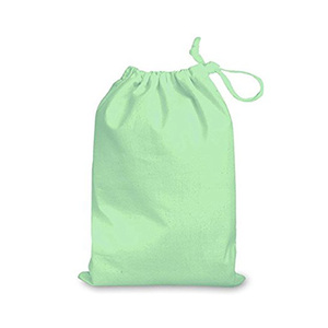 Bolso de hilo de algodón natural con estampado personalizado de buena calidad y último diseño con cierre de cordón - Product Image 2