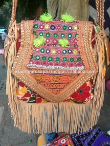 Vintage <b>Boho</b> Bohemian Shoulder Banjara Leather <b>Bag</b> - Product Image 2