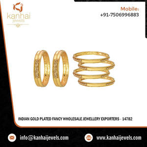 Kingdom ma — pistolets de bijoux indiens plaqué or, fantaisie, vente en gros, 14782 - Product Image 2