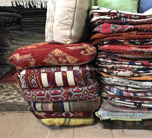 Kilim marroquí boujaad Floor Cojín lana kilim 60x60x20cm - Product Image 1