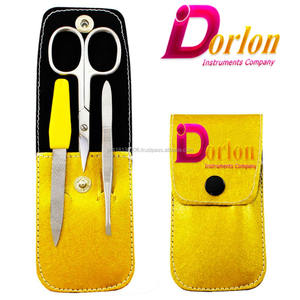 Kit d'outils de beauté professionnels lime à ongles Logo personnalisé pince à sourcils vente en gros ciseaux à sourcils - Product Image 2